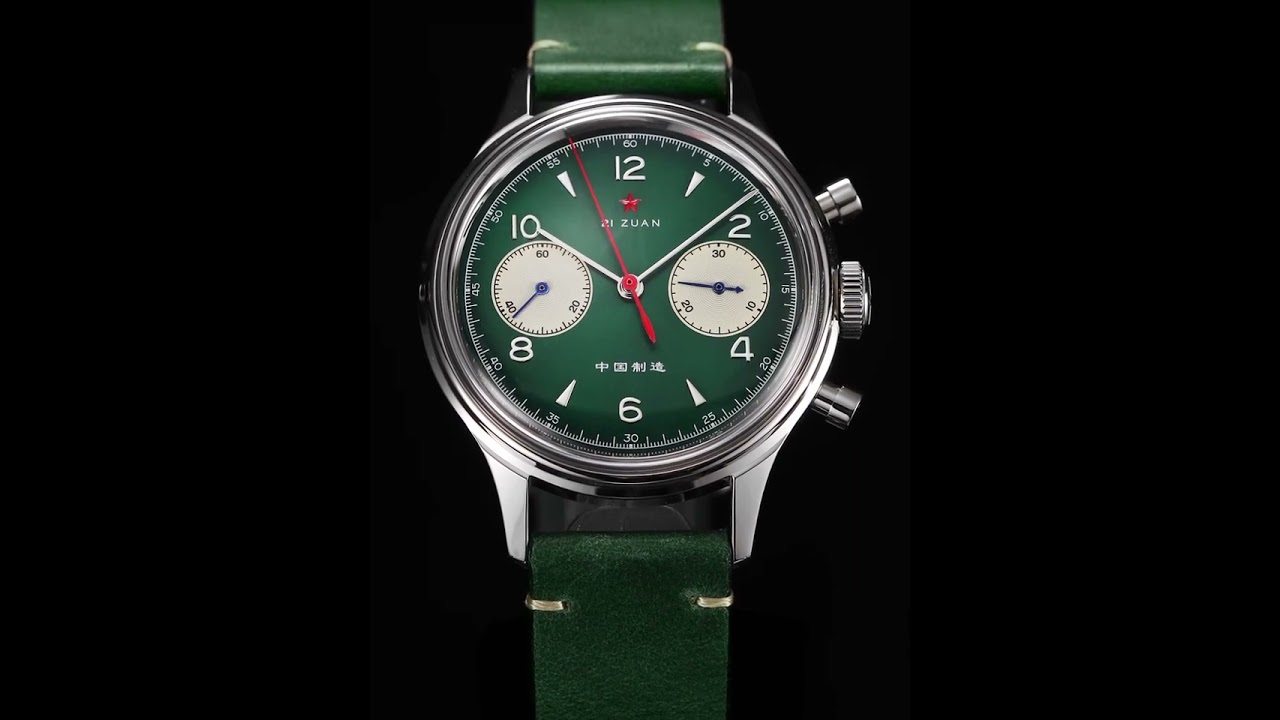 Red Star 1963 Chronograph 38mm ST1901 Sapphire Gooseneck | ZY Chrono #mechanicalwatches #pilotswatch