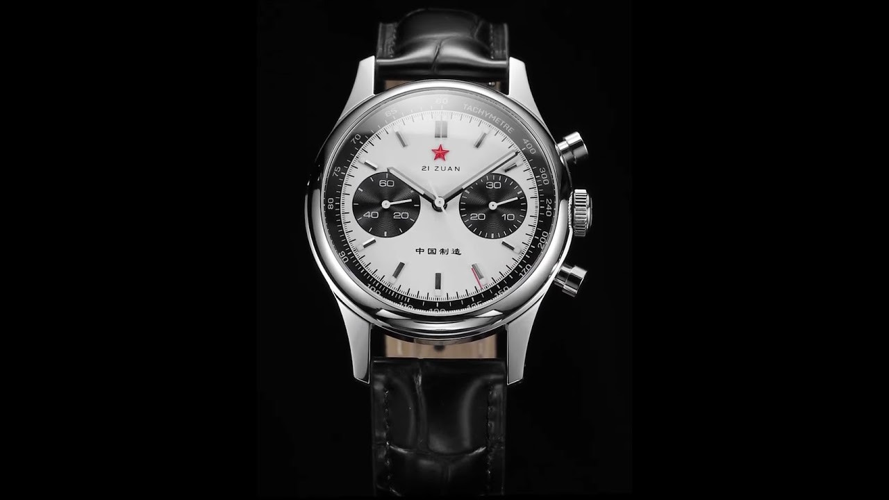 Red Star Panda 1963 Men’s Mechanical Pilot Chronograph 40mm Sapphire | ZY Chrono #mechanicalwatches