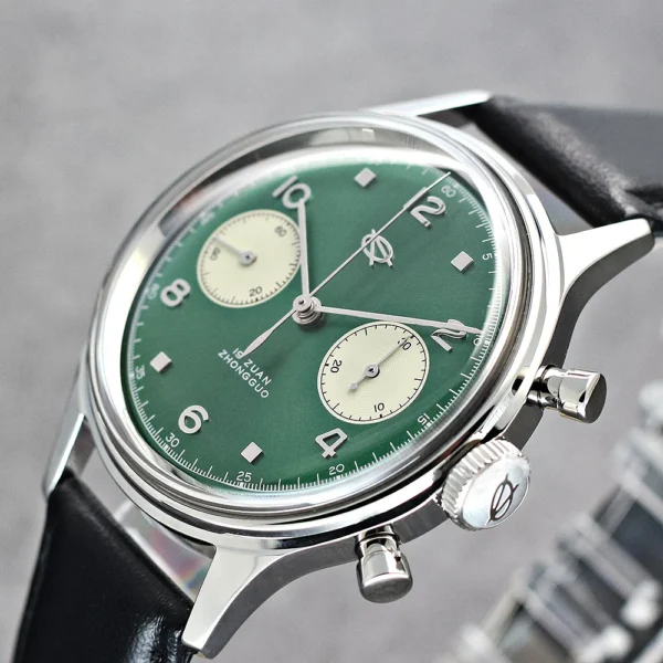 SEAKOSS Original 1963 Pilot Chronograph 38mm ST1901 Waterproof 2