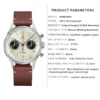 SEAKOSS Vintage 1963 Pilot Chronograph Hand-Winding ST901 Sapphire 3