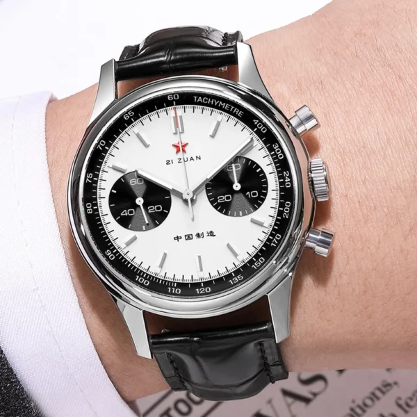 SEAKOSS 1963 Original Panda Chronograph 40mm ST1901 Super Luminous 1