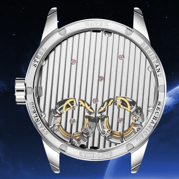 2024 Luminous Double Tourbillon Skeleton 1963 Pilot Sapphire Watch 2