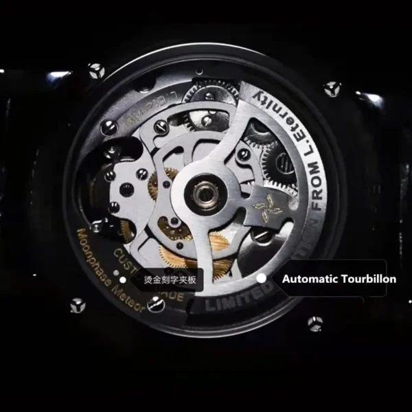 Super Milky Way Tourbillon Automatic Moonphase 3D Earth Luminous Watch 2