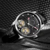 2024 Luminous Double Tourbillon Skeleton 1963 Pilot Sapphire Watch 4