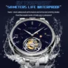 AESOP Star Flying Manual Tourbillon Skeleton Luxury Sapphire Watch 4