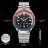 Bullhead 42 mm Diver Automatic GMT 100 m Super-Luminous Watch 5