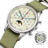 SEAKOSS 1963 Chronograph Moon Phase 40mm ST1908 Sapphire 1