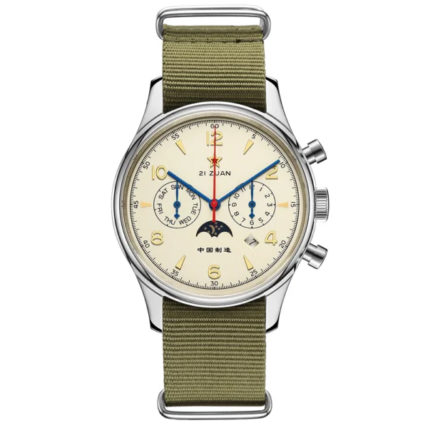 SEAKOSS 1963 Air Force Pilot Calendar ST1654 24-Hour Signature Watch 1