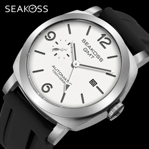SEAKOSS 1963 GMT Diver 10Bar Automatic ST2557 Sapphire Luminous 1
