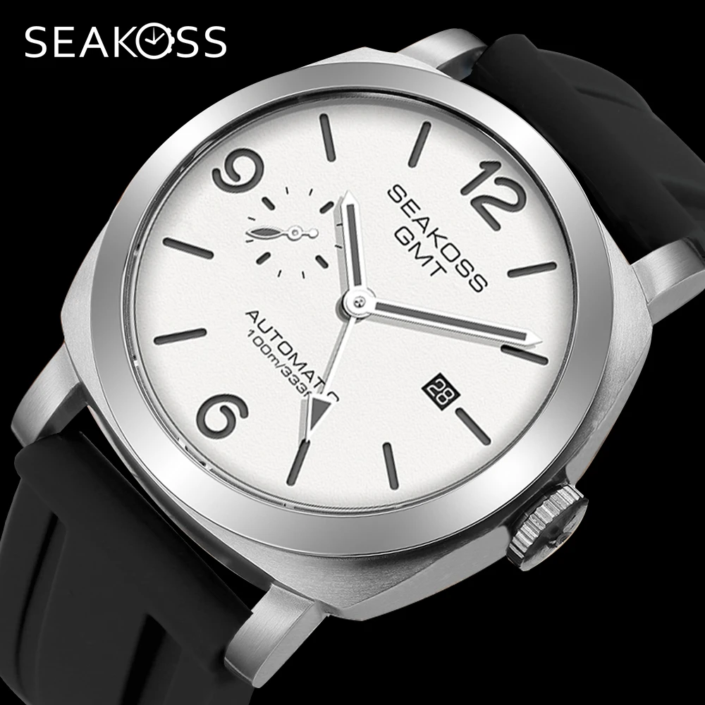 SEAKOSS 1963 GMT Diver 10Bar Automatic ST2557 Sapphire Luminous 1