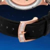 TIELBO Luxury Crystal Automatic Flying Tourbillon Brilliant Moon Phase Watch 6