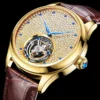 High-End Luxury Diamond Tourbillon Sapphire Luminous Watch 1