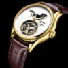 Exclusive Zodiac Horse Tourbillon Skeleton 5ATM Waterproof Watch 3