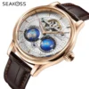 SEAKOSS 1963 Signature Dual Earth Rotating Pilot Automatic Watch 1