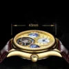 AESOP Luxury Tourbillon Skeleton Sapphire Waterproof Watch 5
