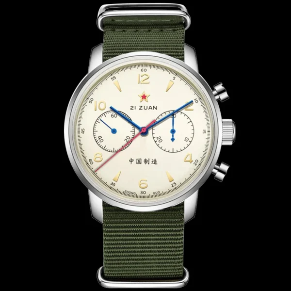 Classic Retro 1963 Air Force Pilot Chronograph 42 mm ST19 Sapphire 1