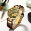 Top Luxury Pure Natural Jade Automatic Sapphire Qingming River Watch 3