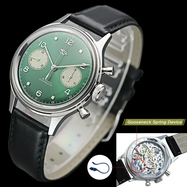 SEAKOSS Original 1963 Pilot Chronograph 38mm ST1901 Waterproof 1