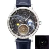 Super Milky Way Tourbillon Automatic Moonphase 3D Earth Luminous Watch 1