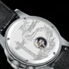 World Map GMT 3D Relief Automatic 50 Bar Sapphire Luminous Watch 2