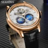 SEAKOSS 1963 Luxury Dual Earth Rotating Pilot Auto Waterproof Watch 1