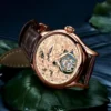 AESOP Real Tourbillon Skeleton Luxury Waterproof Sapphire Watch 5
