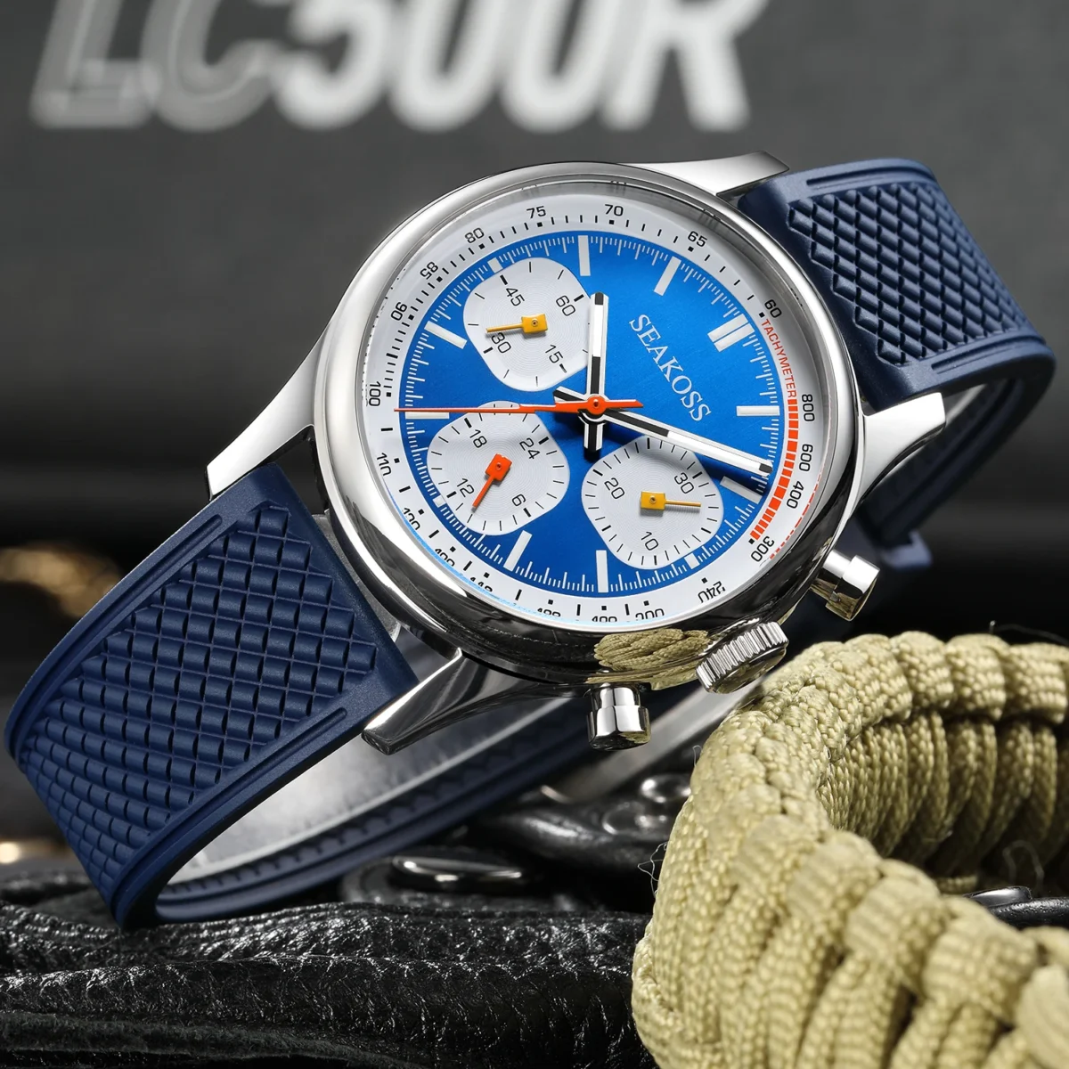 SEAKOSS 1963 Signature Pilot Chronograph 40 mm ST1903 Sapphire Luminous 6