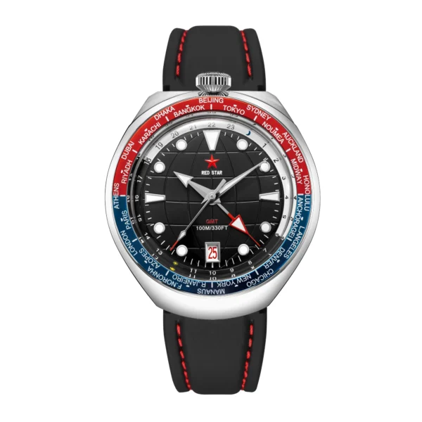 Red Star 42mm Bullhead Diver Automatic NH34 Calendar 1
