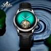 AESOP Leopard Eye Original Tourbillon Skeleton Sapphire Watch 5