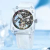 AESOP Transparent Luxury Tourbillon Skeleton Sapphire Automatic 3