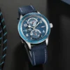 SEAKOSS Men's 100m Diver Auto 24-Hour Luminous Sapphire 6