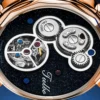 TIELBO Crystal Real Flying Tourbillon Hand-wind Brilliant Diamond Watch 5