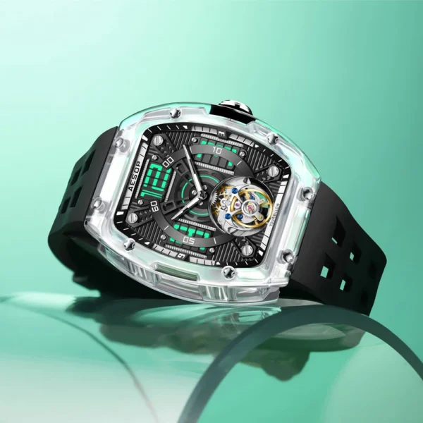AESOP Premium Manual Tourbillon Skeleton 7043 30m Waterproof 2
