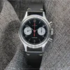 1963 Black Pilot Chronograph 38 mm ST1901 Sapphire Military 5