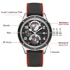 SEAKOSS 1963 Automatic Diver 10 Bar Sapphire Luminous Watch 6