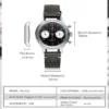 1963 Black Pilot Chronograph 38 mm ST1901 Sapphire Military 6