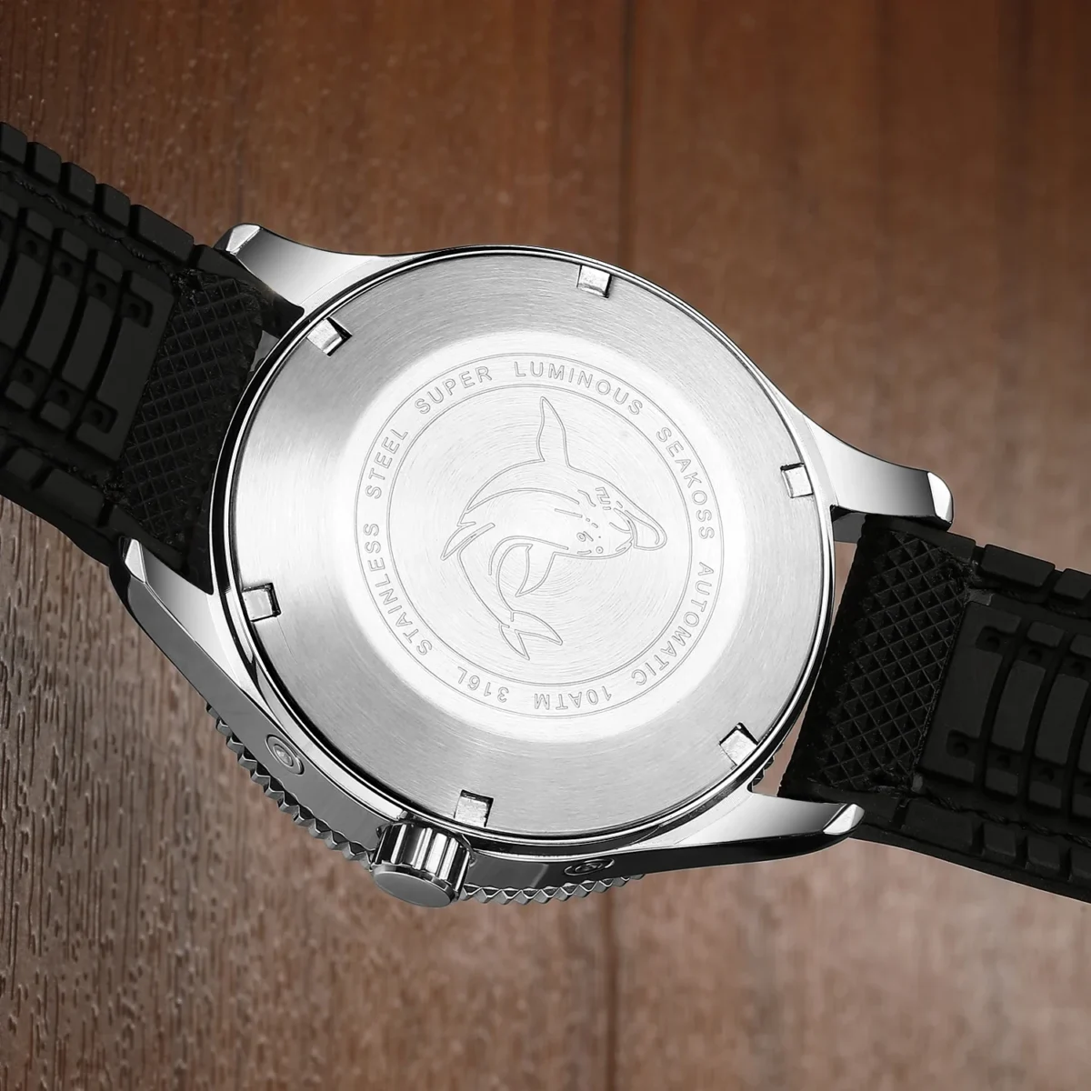 SEAKOSS Fully Automatic Dive Watch Super Luminous Sapphire 24-Hour 3