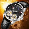 2024 Luminous Double Tourbillon Skeleton 1963 Pilot Sapphire Watch 1