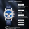 SEAKOSS 1963 Signature Pilot Chronograph 40 mm ST1903 Sapphire Luminous 4