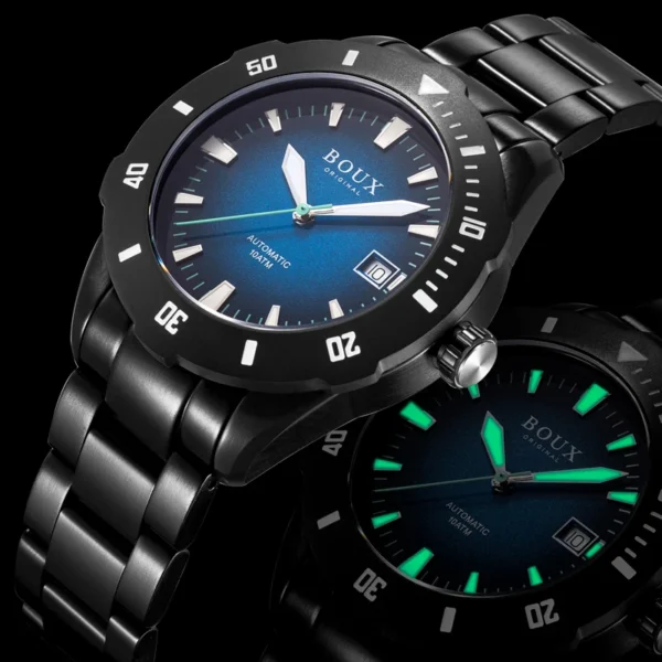 BOUX Ghost Military Automatic Diving Watch ST2130 Sapphire Luminous 1