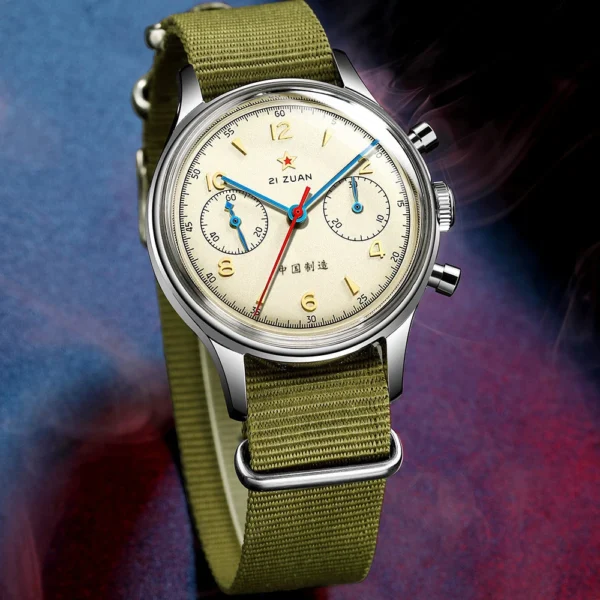 Red Star 1963 Signature Pilot Chronograph ST1901 Sapphire 38/40 mm 1