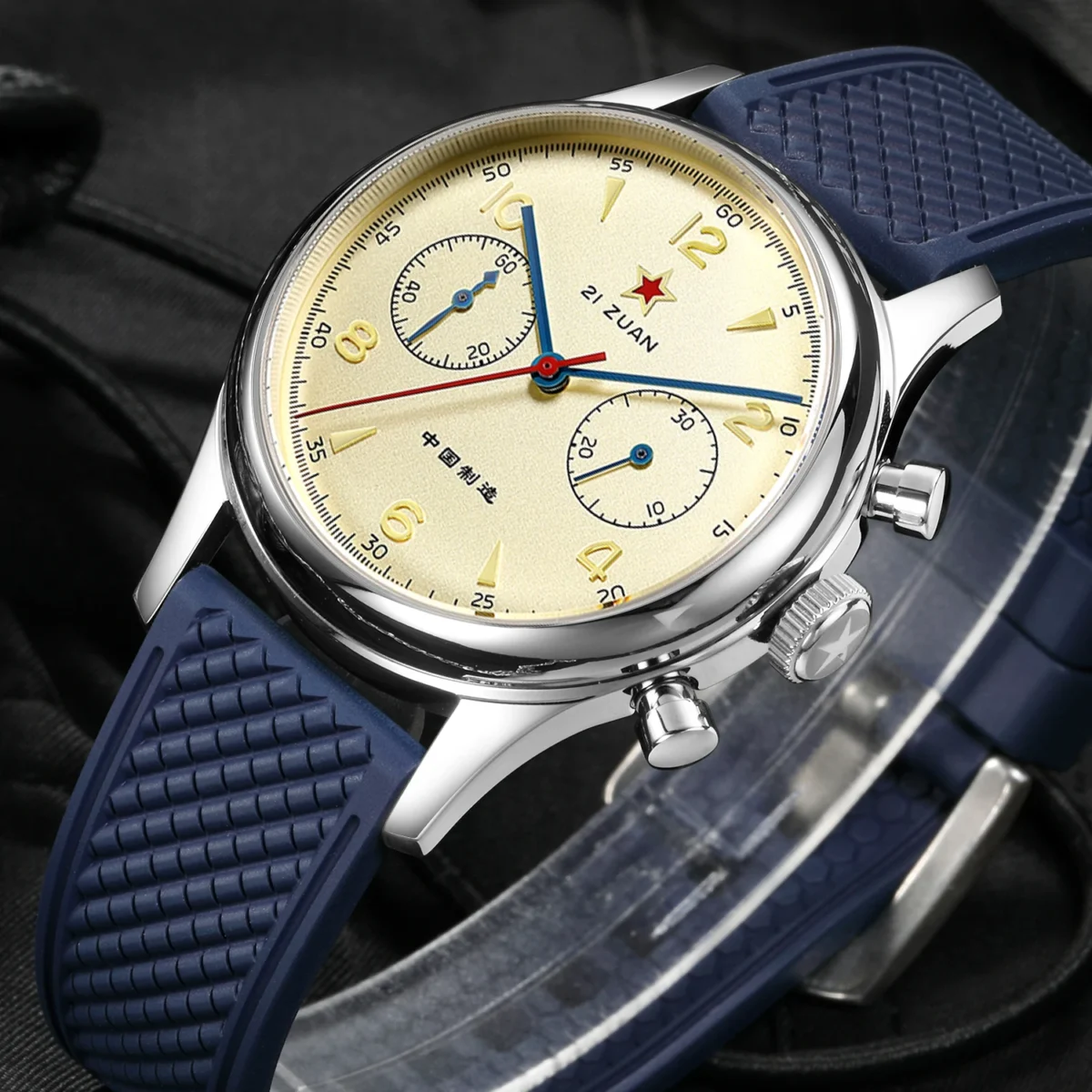 Red Star 1963 Signature Pilot Chronograph 38/40 mm ST1901 Sapphire 5