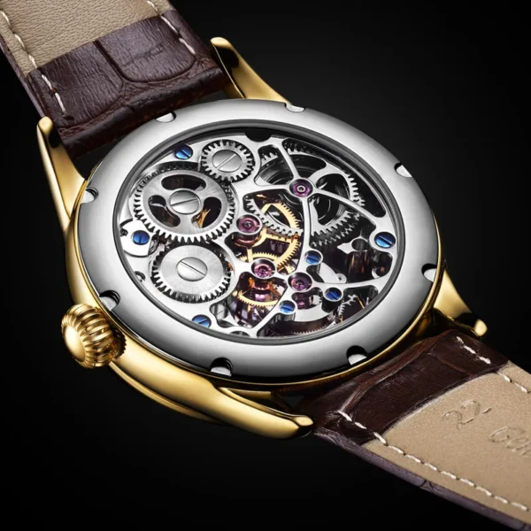 New Zodiac Sheep Skeleton Tourbillon Top Brand Luxury Watch 2