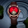 Rose gold red
