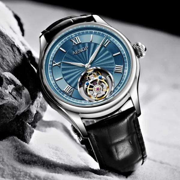 AESOP Limited Edition Real Tourbillon Manual Luxury Watch 1