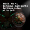 Red Star 1963 Retro Bullhead Chronograph 42 mm ST1901 Military Luminous 3