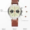 SEAKOSS Vintage 1963 Pilot Chronograph Hand-Winding ST901 Sapphire 5