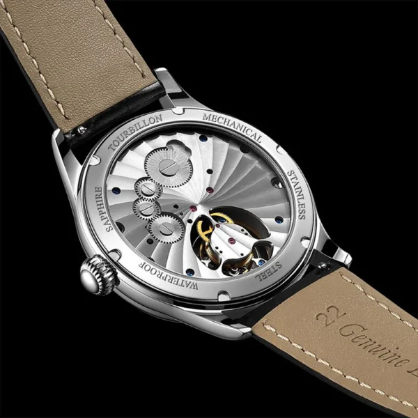 AESOP Classic Tourbillon 7021 Sapphire Waterproof Roman Dial 2