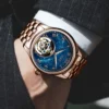 100% Original Star Sky Tourbillon Skeleton Real Sapphire Luxury Watch 5