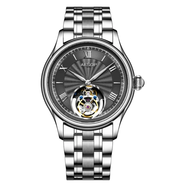 AESOP Limited Edition Tourbillon Manual Sapphire Steel 1